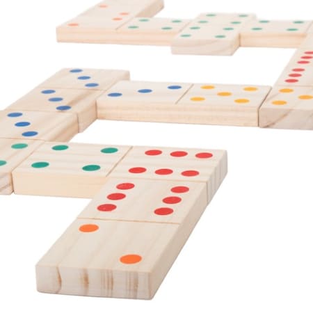 Toy Time Giant Wooden Dominoes Set 149691RDO
